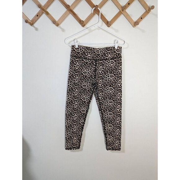 Zyia Active Leopard Print Brilliant Scrunch Butt Leggings - Size 14-16 - Picture 1 of 5